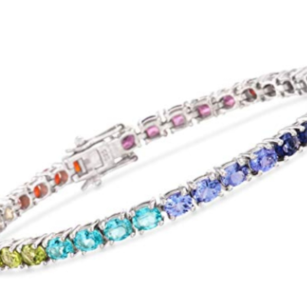 Ross-Simons Mult-Gemstone Tennis Bracelet